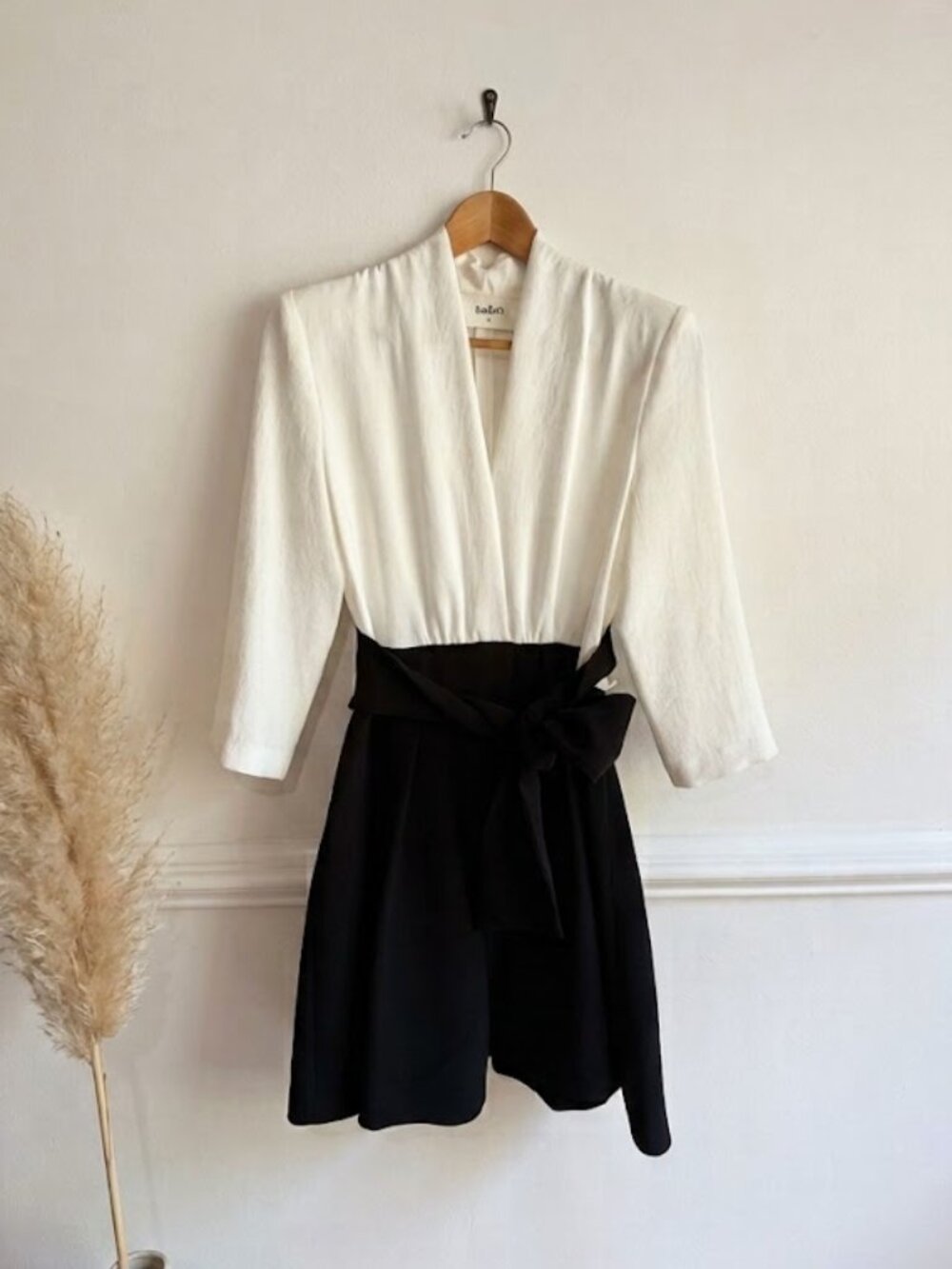 French Brand BA&SH black and white dress